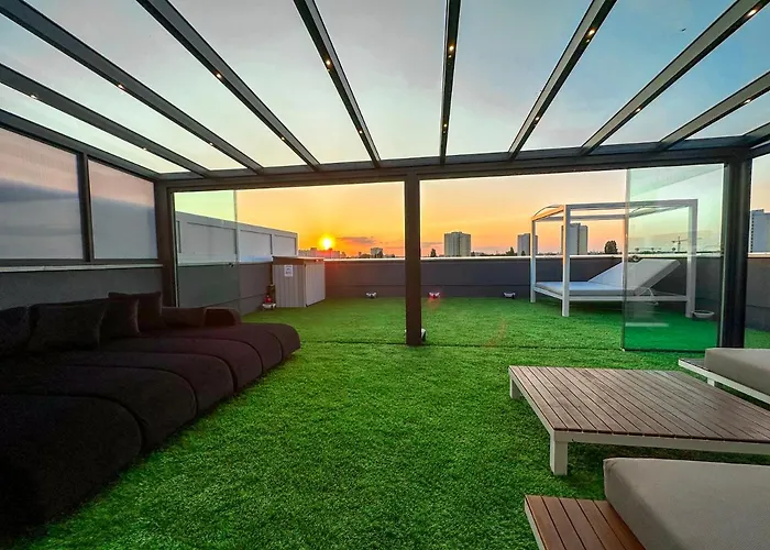 Luxury Z Duzym Tarasem - Park 아파트