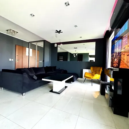 Luxury Z Duzym Tarasem - Park Apartmán Poznaň